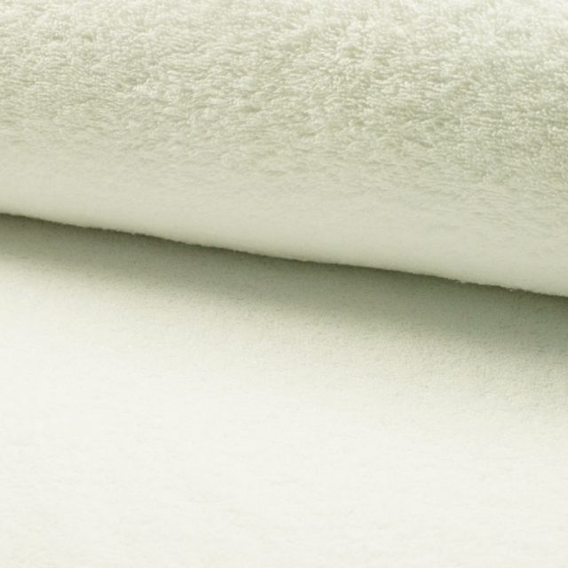 Tissu Eponge légère 320 g/m² Ecru - Par 10 cm