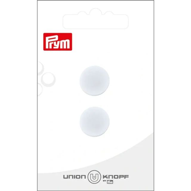 Bouton Prym Double pour Literie 15 mm x2 - Blanc
