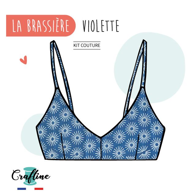 Kit Couture Craftine Brassière Violette