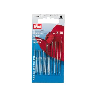 Aiguilles à coudre pour modiste n° 5/10 Prym