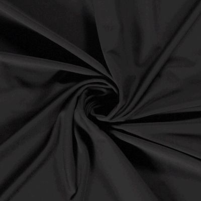 Coupon Tissu Jersey Viscose Nylon Noir - Coupon de 60 cm