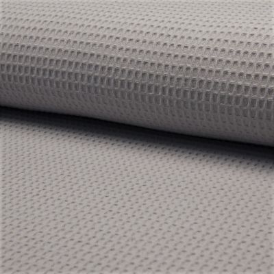 Tissu Nid d&#039;abeille Gris souris x10cm