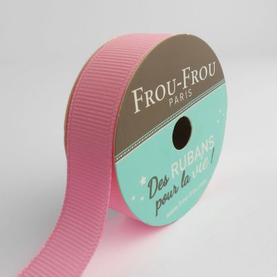 Bobinette Ruban Gros grain Frou-Frou Pétale de rose - 16 mm x 6 mètres