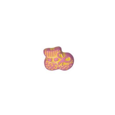 Bouton Chausson Bébé Polyester Orange