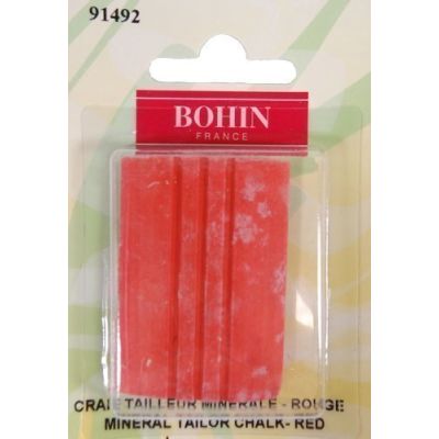 Craie Tailleur Bohin Minérale - Rouge