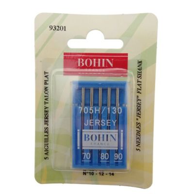 Aiguilles Machine Bohin Jersey N°70/80/90 x5