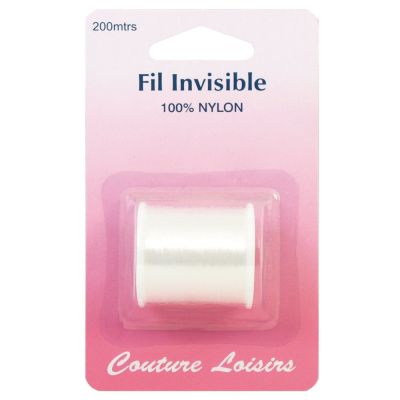 Bobine de fil invisible clair - 200m