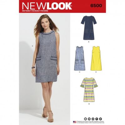 Patron New Look 6500 Robe Dames