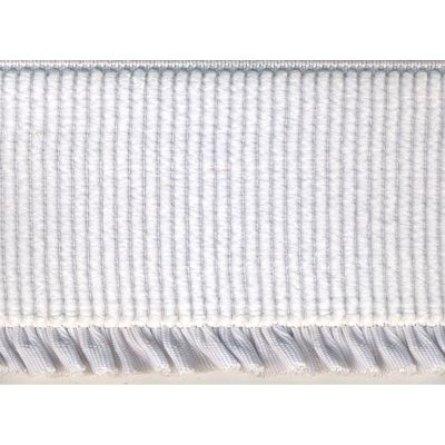 Elastique Bord Côte tout textile 60 mm Blanc x1m