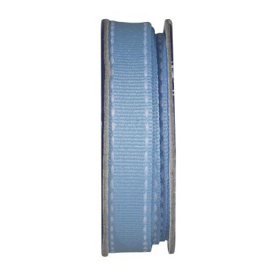 Ruban surpiqué Bleu ciel - bobinette 2m