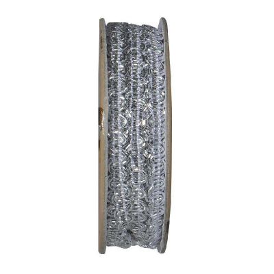 Ruban lurex Argent - bobinette 2m
