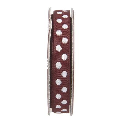 Ruban pois Prune - bobinette 2m