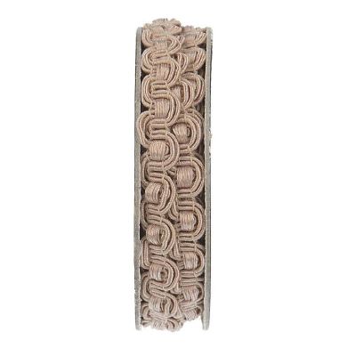 Galon brocart vague Beige - bobinette 2m