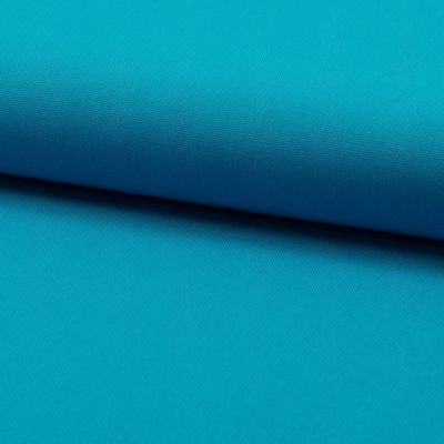 Tissu Coton Sergé d&#039;ameublement uni Turquoise - Par 10 cm