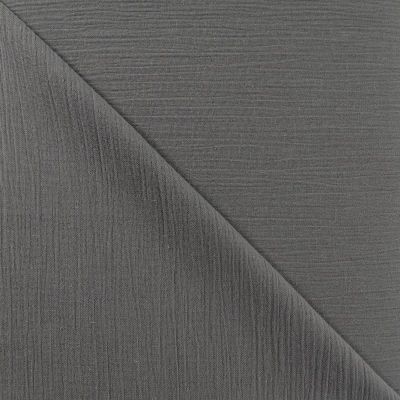 Tissu Crépon Gris x10cm