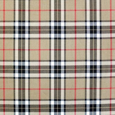 Tissu Tartan Ecossais Classic Beige x10cm