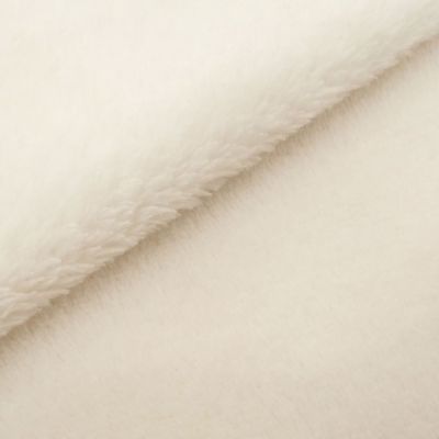 Tissu Doudou uni Ecru x10cm