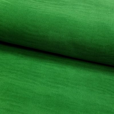 Tissu Velours milleraies Vert nature - Par 10 cm
