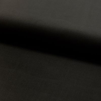 Tissu Velours milleraies Noir - Par 10 cm