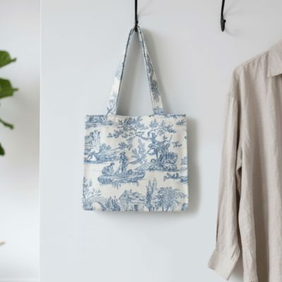 Kit Couture Craftine Petit sac Cabas Bohème Chic bleu