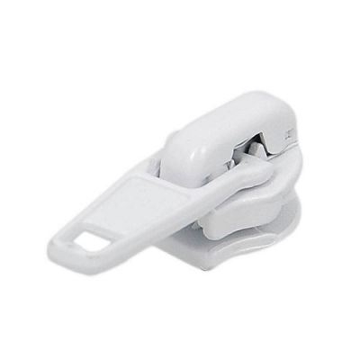Curseur pour fermeture à glissière au mètre n°5 - Blanc