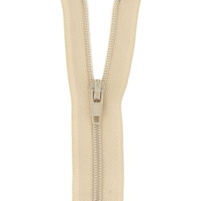 Fermeture à glissière non séparable Beige 20 cm