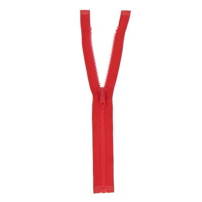 Fermeture injectée n°5 séparable Rouge - 12 tailles