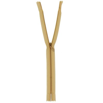 Fermeture invisible Beige foncé - 3 tailles