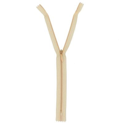 Fermeture invisible Beige - 3 tailles