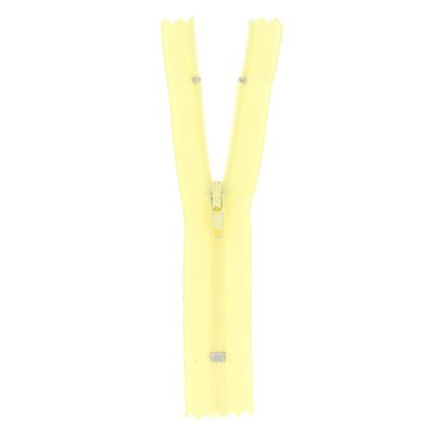Fermeture nylon non séparable Jaune pastel - 12 tailles