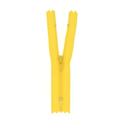 Fermeture nylon non séparable Jaune - 12 tailles