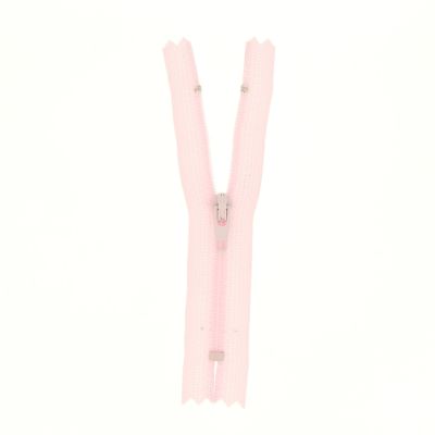 Fermeture nylon non séparable Rose pâle - 12 tailles