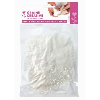 Ouate de rembourrage - Sac de 30g