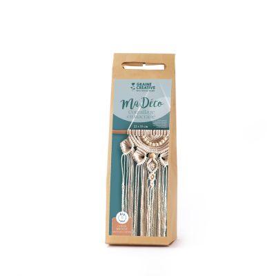 Kit DIY Ma Déco Coquillage en macramé