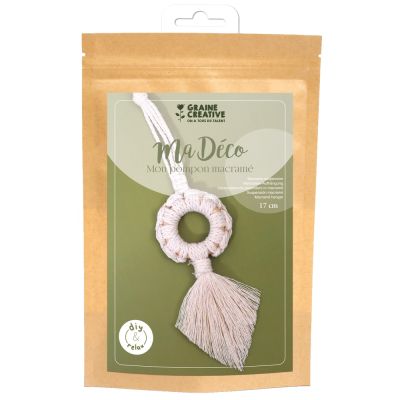 Kit DIY Ma Déco Mon pompon macramé
