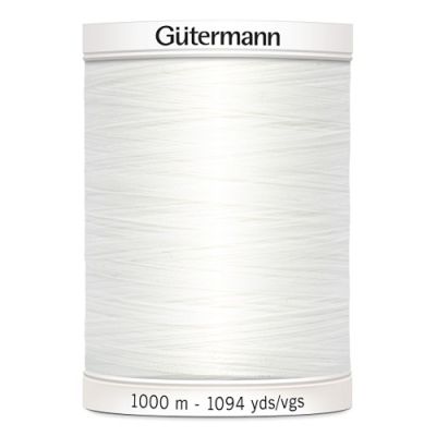 Fil Gütermann Pour tout coudre 1000m - Blanc