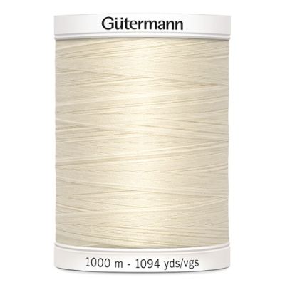 Fil Gütermann Pour tout coudre 1000m - Ecru