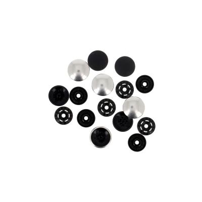 Boutons pressions magiques sans pince Bohin 14 mm Argent x4