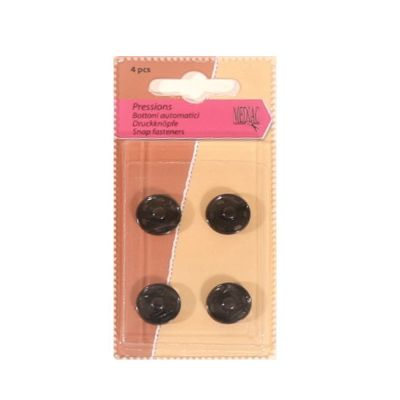 Boutons pressions à coudre Noir