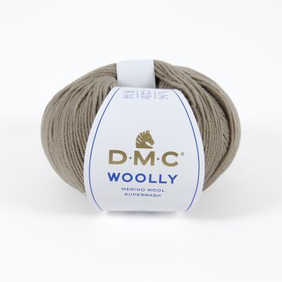 Fil laine Woolly DMC Taupe N° 112