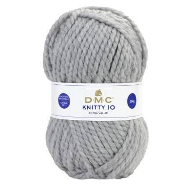 Fil à tricoter Knitty 10 DMC Gris N° 814