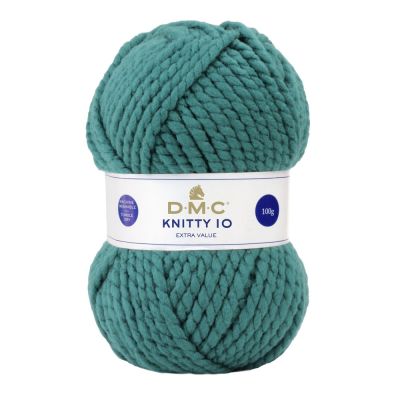 Fil à tricoter Knitty 10 DMC Vert canard N° 829