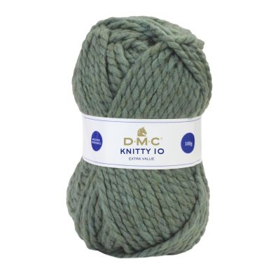 Fil à tricoter Knitty 10 DMC Vert mousse N° 904