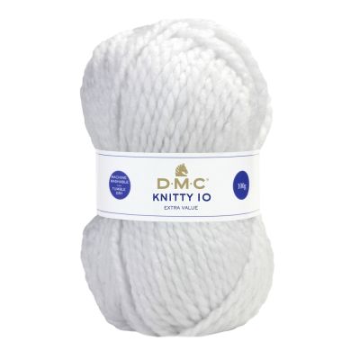 Fil à tricoter Knitty 10 DMC Blanc N° 961