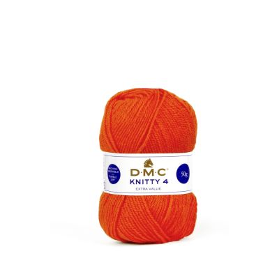 Fil à tricoter Knitty 4 DMC Orange N° 570