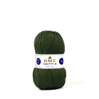 Fil à tricoter Knitty 4 DMC Vert kaki N° 602