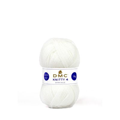 Fil à tricoter Knitty 4 DMC Blanc N° 961
