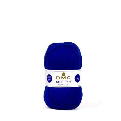 Fil à tricoter Knitty 4 DMC Bleu roi N° 979