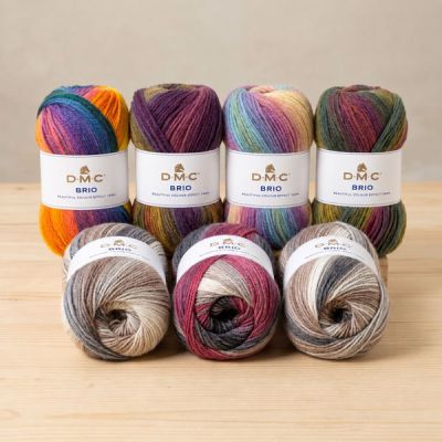 Fil laine Brio DMC - 6 Couleurs