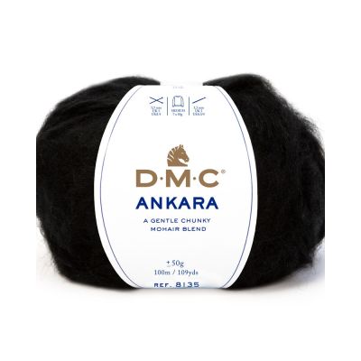 Fil laine Ankara DMC Noir N° 806